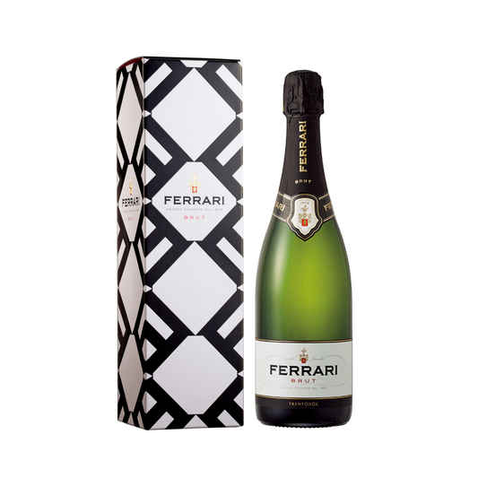 フェッラーリ・ブリュット(ギフトボックス入り)- FERRARI(トレンティーノ)375ml x 1本