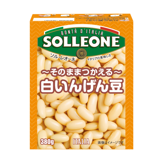 ソル・レオーネ 白いんげん豆 (テトラパック) 380g x 16個