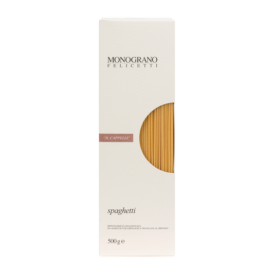【オーガニック】フェリチェッティ モノグラーノ・イル・カッペッリ スパゲッティ (箱入り)1.78mm 500g x 1袋