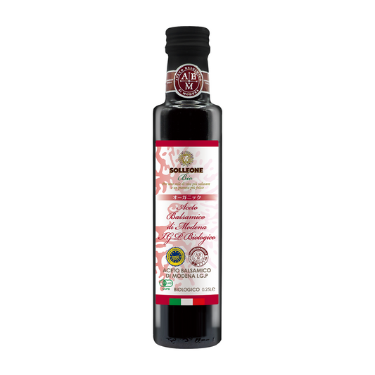 ソル・レオーネビオ プレミアム オーガニック・バルサミコ酢 レッドラベル 250ml x 1本