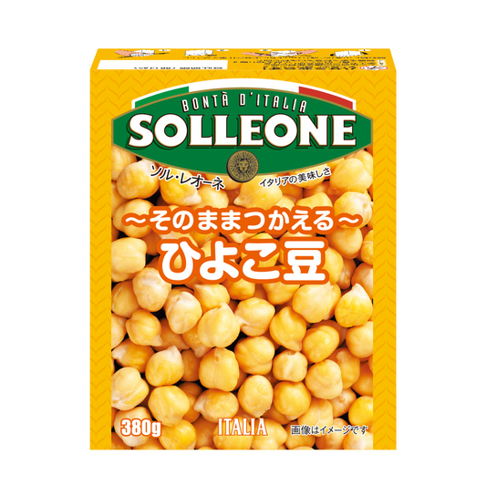 ソル・レオーネ ひよこ豆 (テトラパック) 380g x 16個