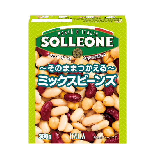 ソル・レオーネ ミックスビーンズ (テトラパック) 380g x 16個