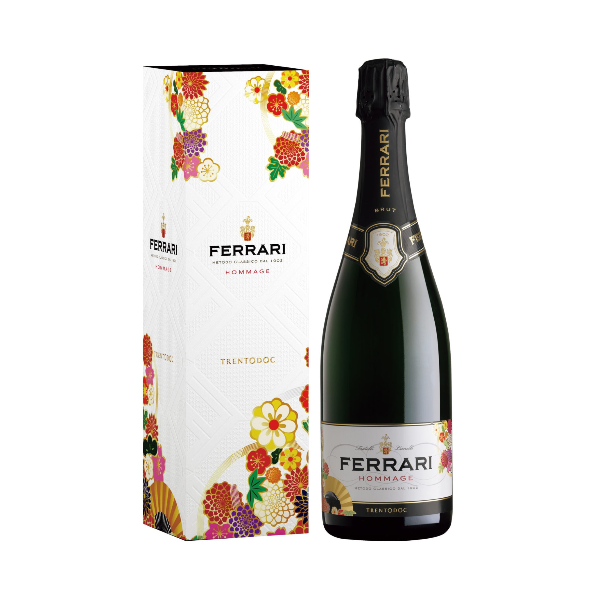 フェッラーリ “オマージュ” ギフトボックス入り - FERRARI（トレンティーノ）750ml x １本