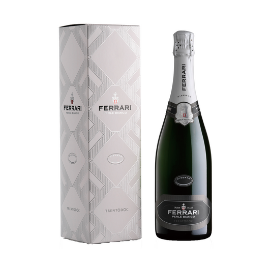 フェッラーリ・ペルレ・ビアンコ・リゼルヴァ（ギフトボックス入り）- FERRARI（トレンティーノ）750ml x １本