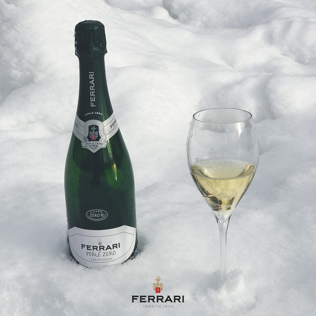 フェッラーリ・ペルレ・ゼロ （ギフトボックス入り）- FERRARI（トレンティーノ）750ml x １本