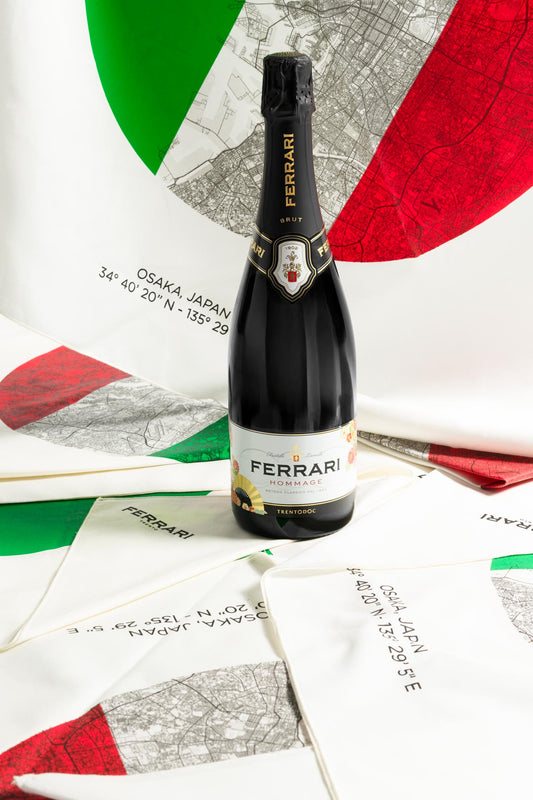 フェッラーリ・オマージュ（EXPO風呂敷包み） - FERRARI（トレンティーノ）750ml x １本