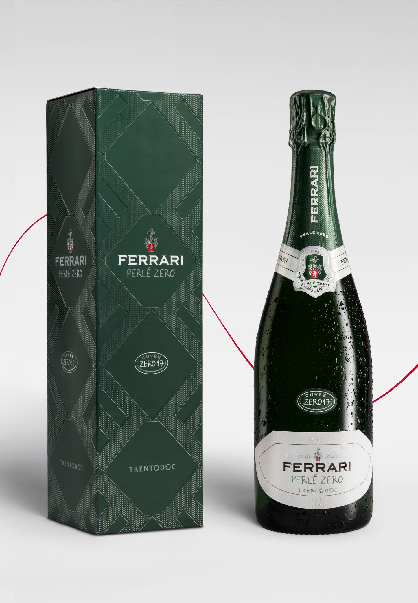 フェッラーリ・ペルレ・ゼロ （ギフトボックス入り）- FERRARI（トレンティーノ）750ml x １本