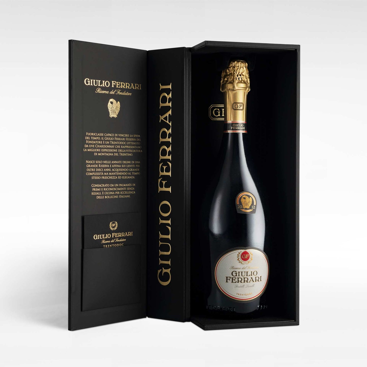 ジュリオ･フェッラーリ･リゼルヴァ･デル･フォンダトーレ（ギフトボックス入り）2002 - FERRARI（トレンティーノ）750ml x １本