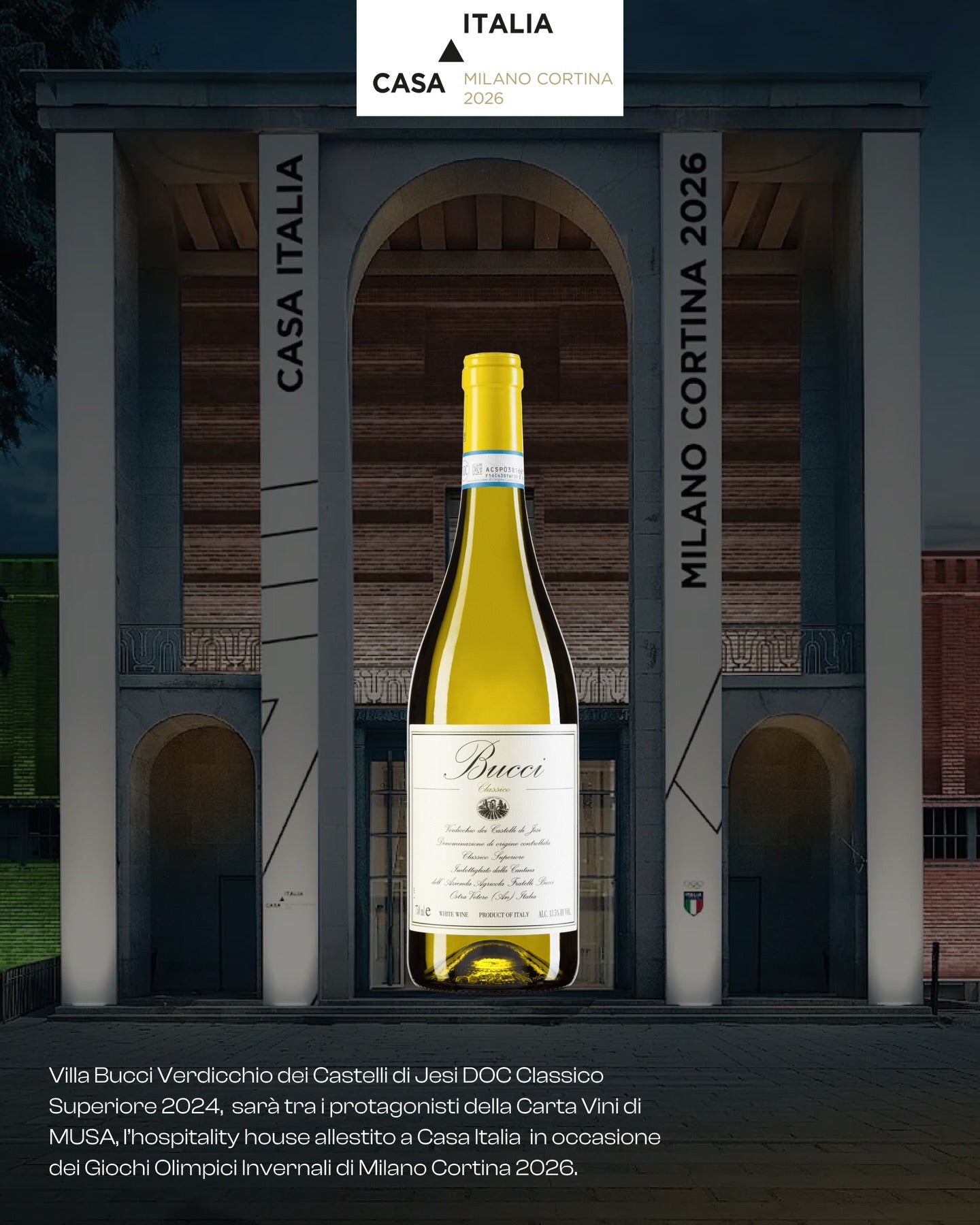 "Bucci" Verdicchio Classico dei Castelli di Jesi - Villa Bucci 750ml x 1 bottle